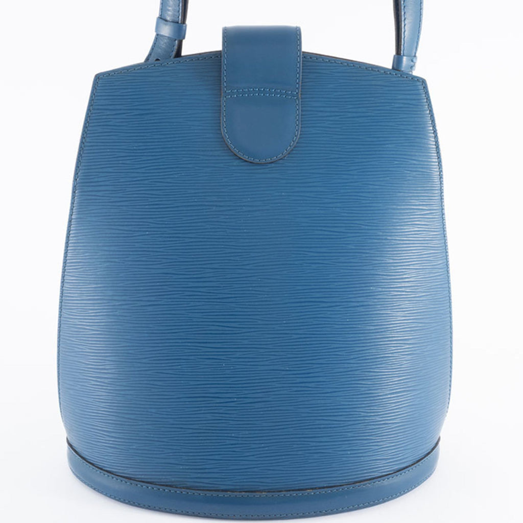 Louis Vuitton Epi Toledo Blue Epi Leather Shoulder Bag (Pre-Owned)