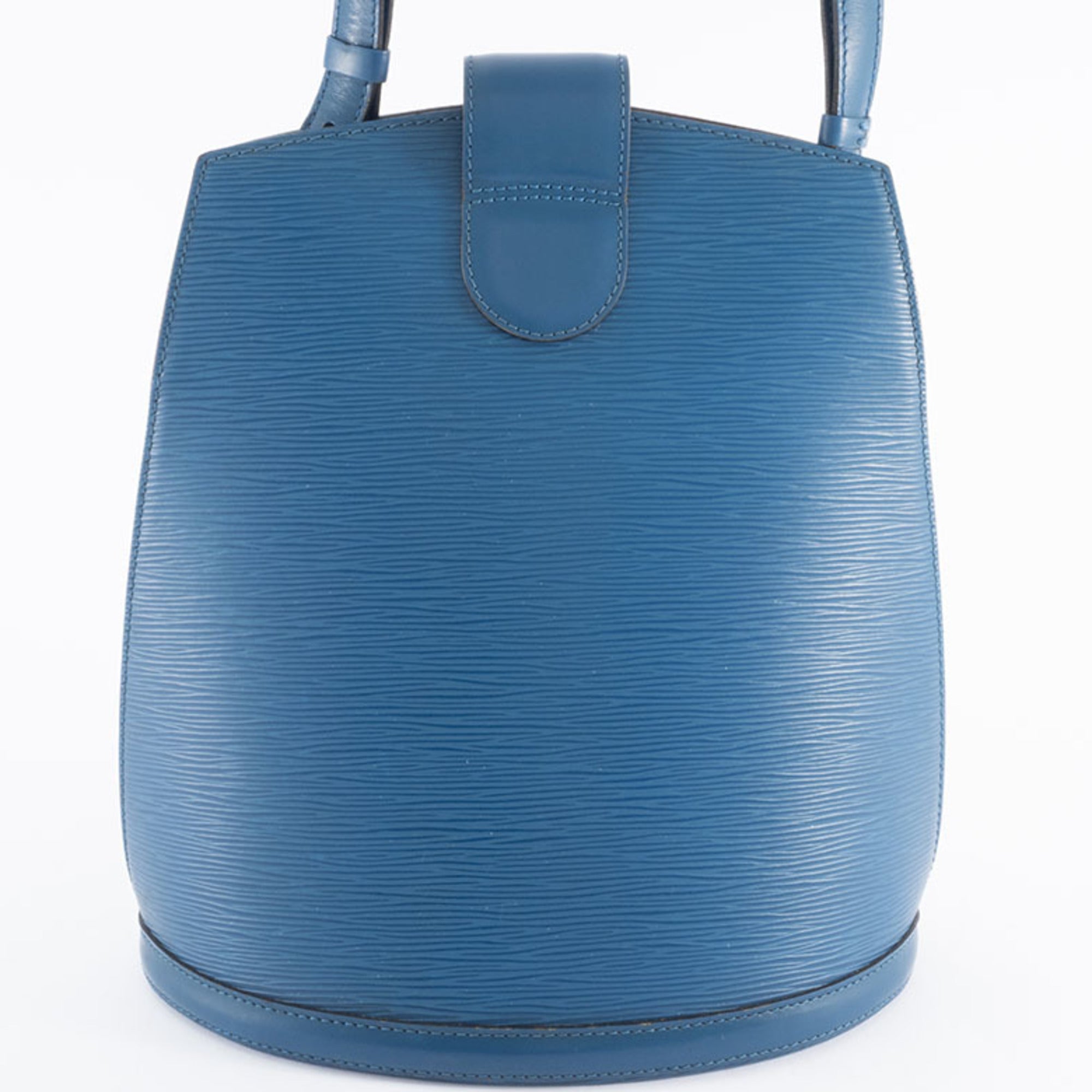 Louis Vuitton Epi Toledo Blue Epi Leather Shoulder Bag (Pre-Owned)