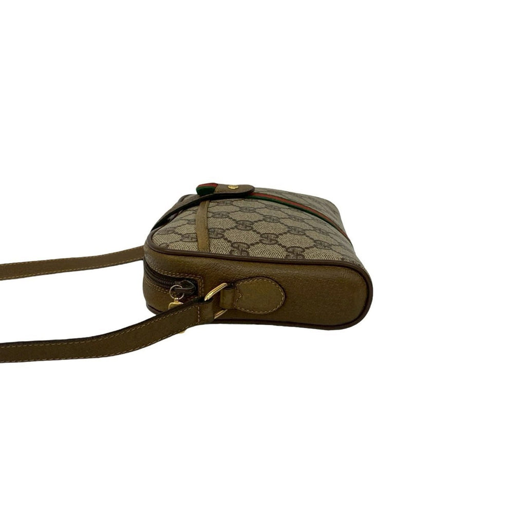 Ophidia Shoulder Bag GG Coated Canvas Small
