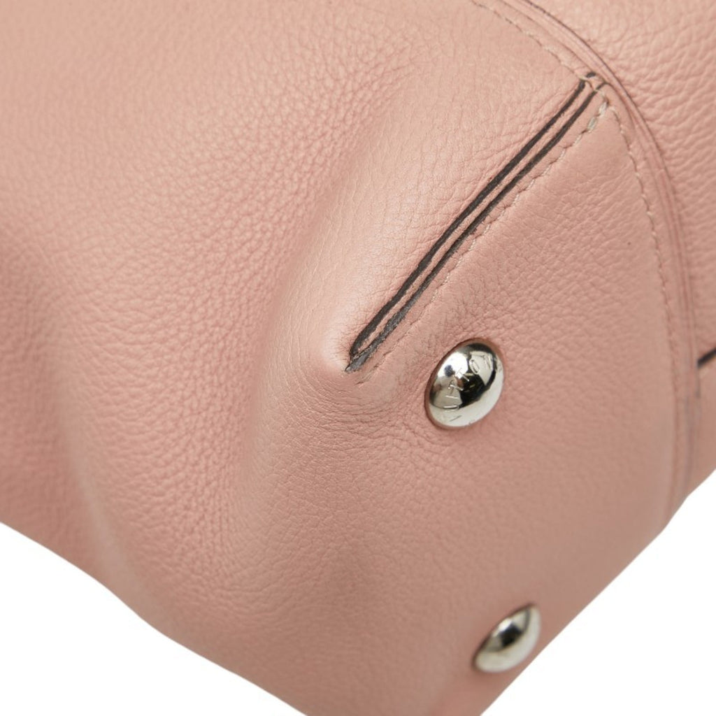 Louis Vuitton Magnolia Pink Leather Handbag Shoulder Bag (Pre-Owned)