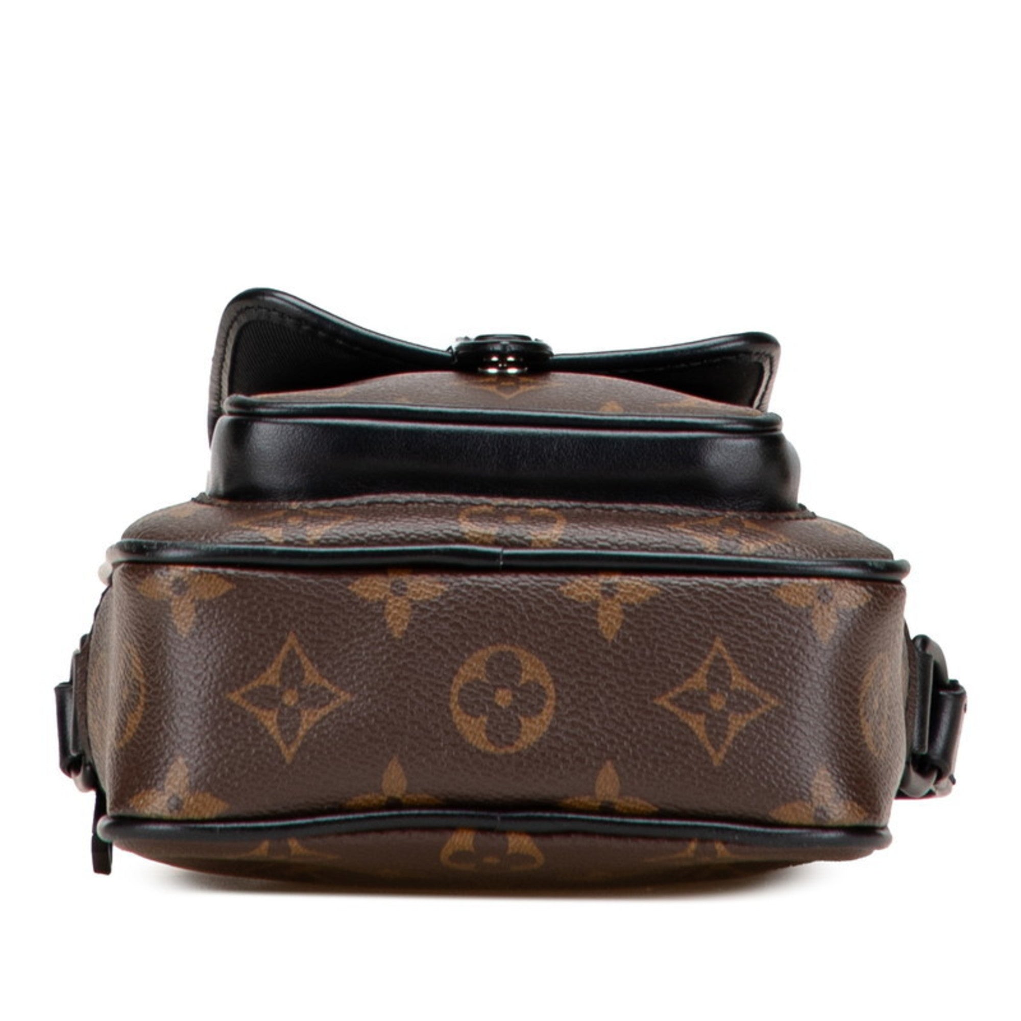 Louis Vuitton Monogram Macassar Black Brown Pvc Leather Shoulder Bag (Pre-Owned)