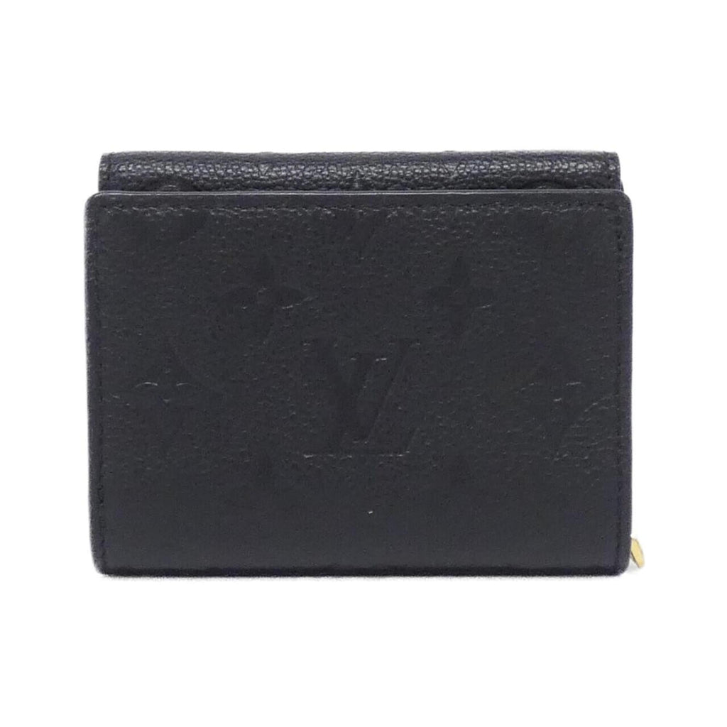 Louis Vuitton Black Monogram Empreinte Wallet (Tri-Fold) (Pre-Owned)