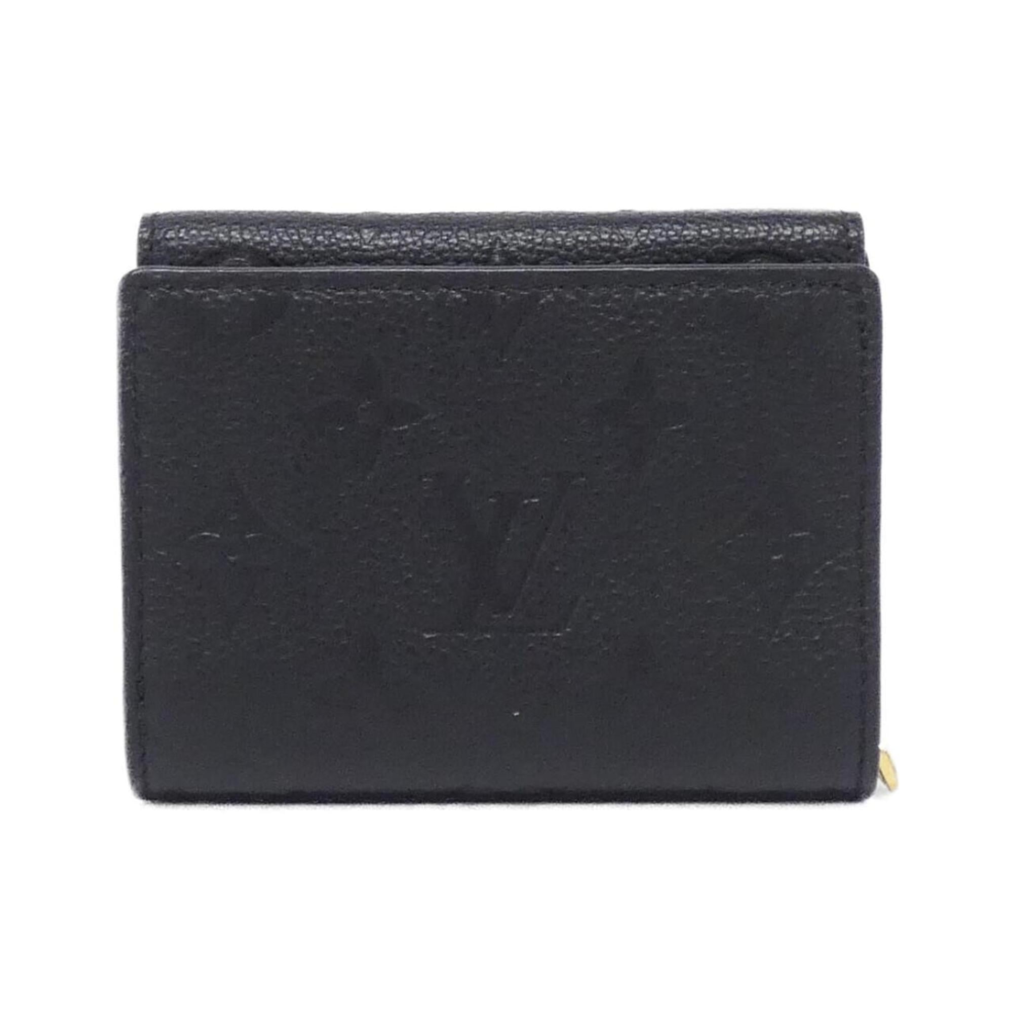 Louis Vuitton Black Monogram Empreinte Wallet (Tri-Fold) (Pre-Owned)
