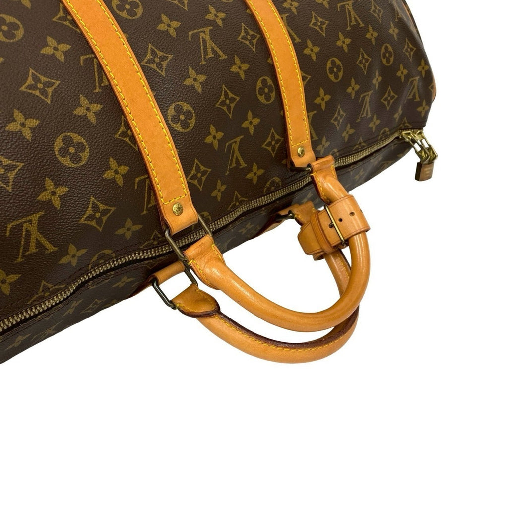 Louis Vuitton Brown Leather Pvc Boston Bag (Pre-Owned)