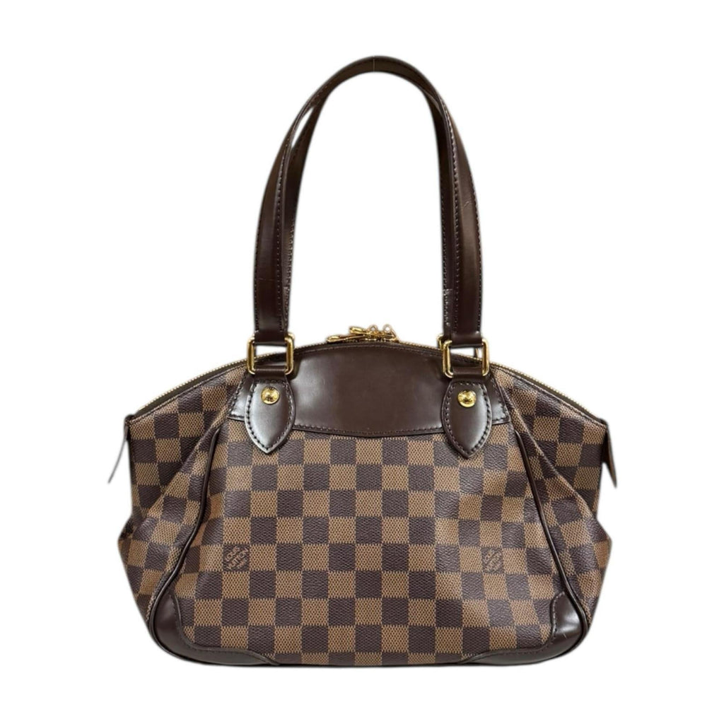 Louis Vuitton Brown Damier Canvas Handbag (Pre-Owned)