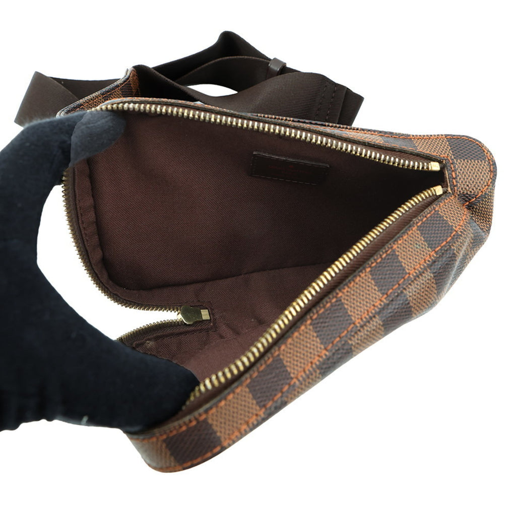 Louis Vuitton Brown Damier Canvas Ebene Damier Canvas Pouch Shoulder Bag Sling Bag (Pre-Owned)