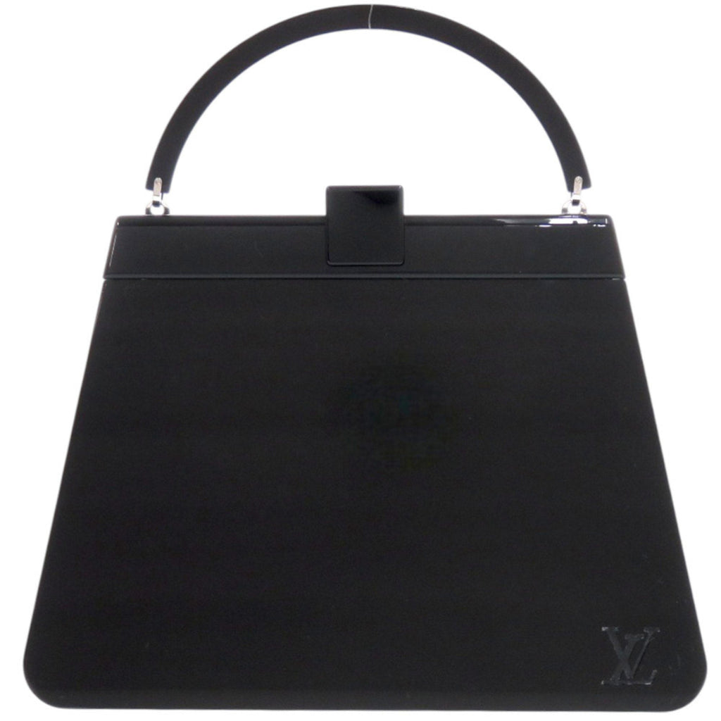 Louis Vuitton Black Plastic Leather Handbag (Pre-Owned)