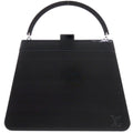 Louis Vuitton Black Plastic Leather Handbag (Pre-Owned)