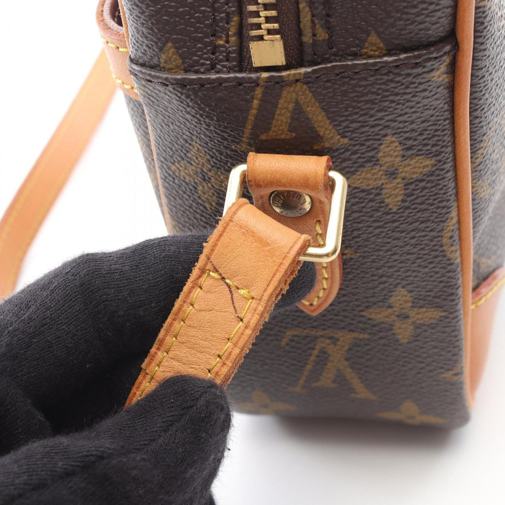 Louis Vuitton Brown Coated Canvas Pvc Leather Shoulder Bag (Pre-Owned)