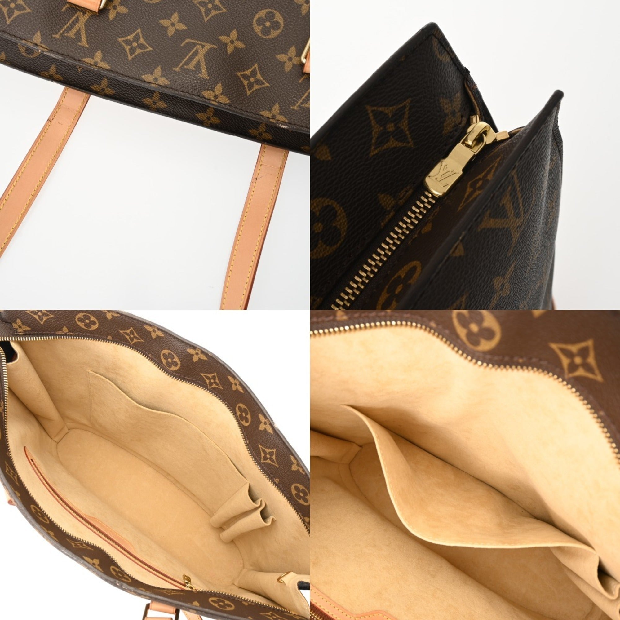 Louis Vuitton Brown Monogram Canvas Tote Bag (Pre-Owned)