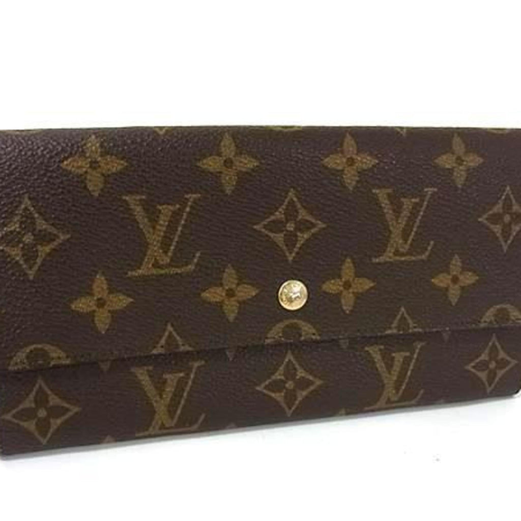 Louis Vuitton Monogram Brown Monogram Long Wallet (Bi-Fold) (Pre-Owned)
