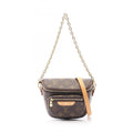Louis Vuitton Brown Coated Canvas Leather Handbag (Pre-Owned)