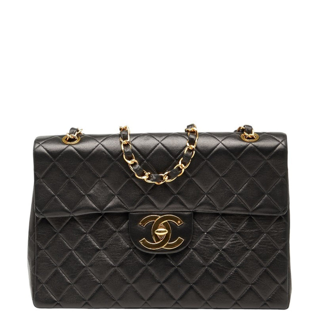 Vintage Classic Single Flap Bag Quilted Lambskin Maxi