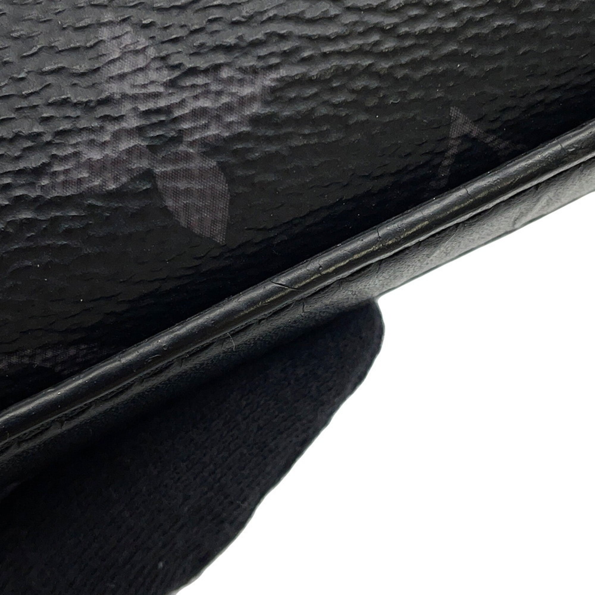 Louis Vuitton Noir Monogram Eclipse Long Wallet (Bi-Fold) (Pre-Owned)