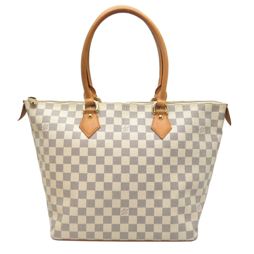 Louis Vuitton White Damier Azur Tote Bag (Pre-Owned)