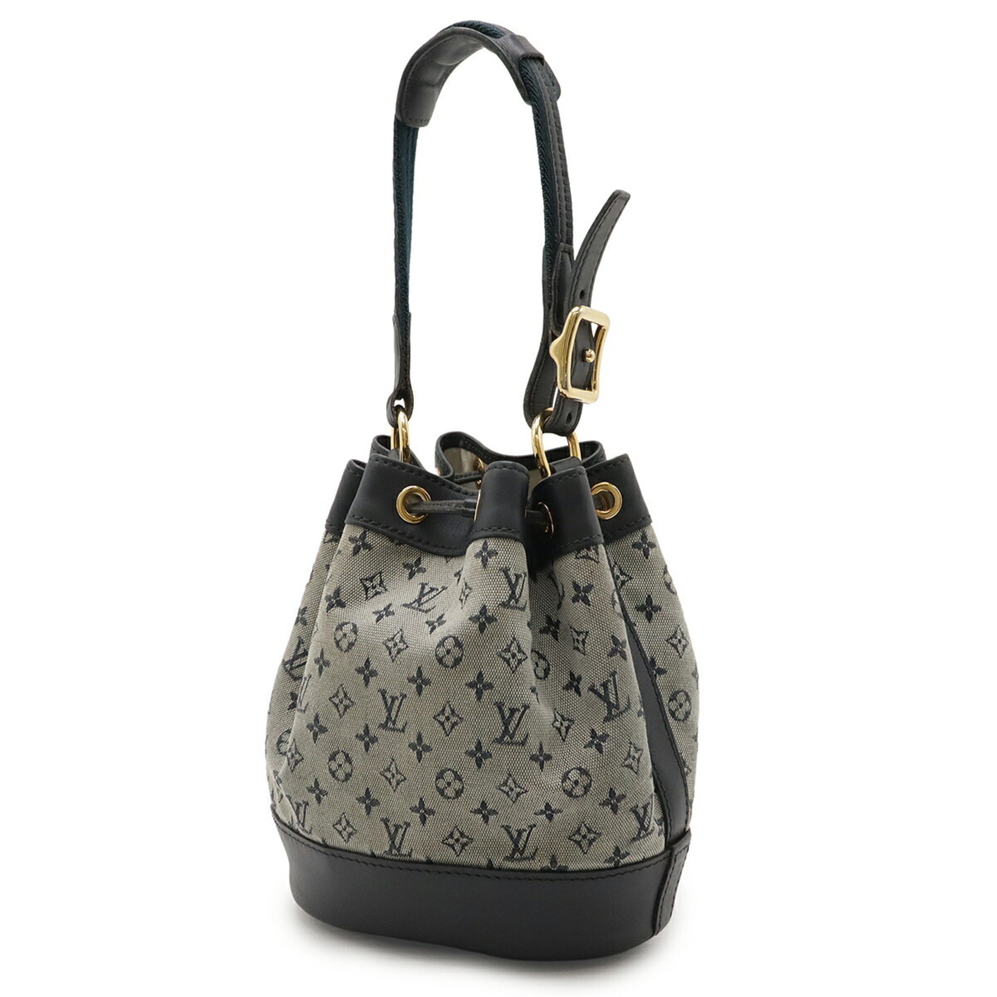 Louis Vuitton Blue Monogram Mini Leather Handbag Shoulder Bag (Pre-Owned)