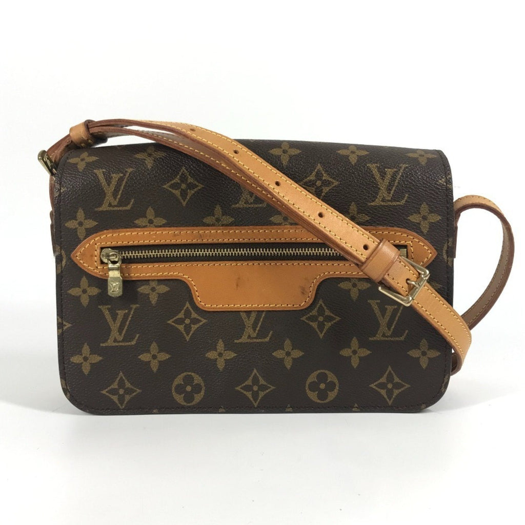 Louis Vuitton Brown Monogram Canvas Pochette Shoulder Bag (Pre-Owned)