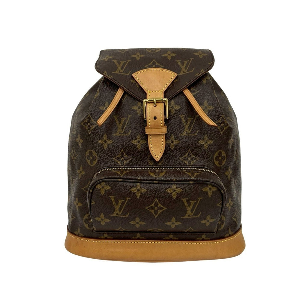 Louis Vuitton Brown Leather Pvc Backpack (Pre-Owned)