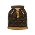 Louis Vuitton Brown Leather Pvc Backpack (Pre-Owned)