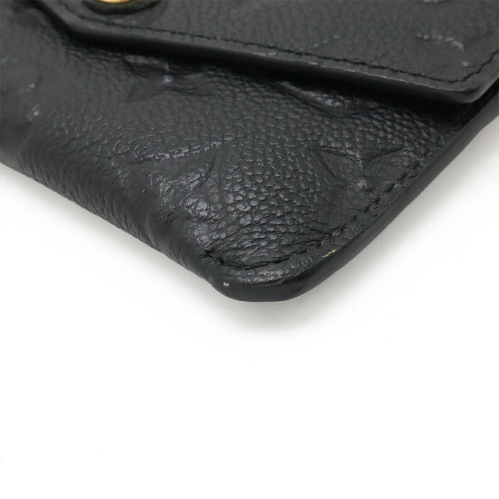 Louis Vuitton Monogram Empreinte Black Noir Monogram Empreinte Coin Purse/Coin Case (Pre-Owned)