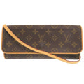 Louis Vuitton Brown Monogram Monogram Pochette Shoulder Bag (Pre-Owned)