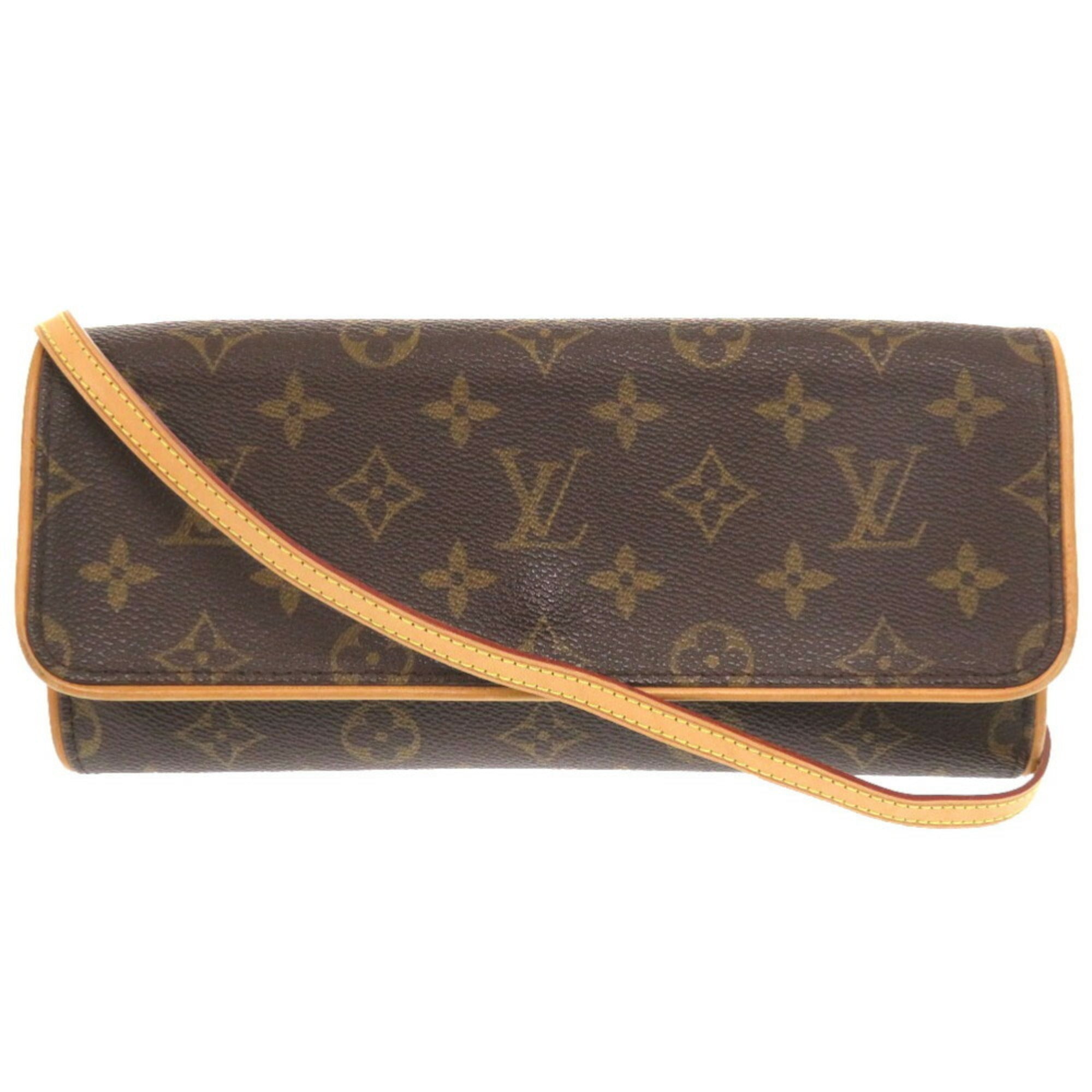Louis Vuitton Brown Monogram Monogram Pochette Shoulder Bag (Pre-Owned)