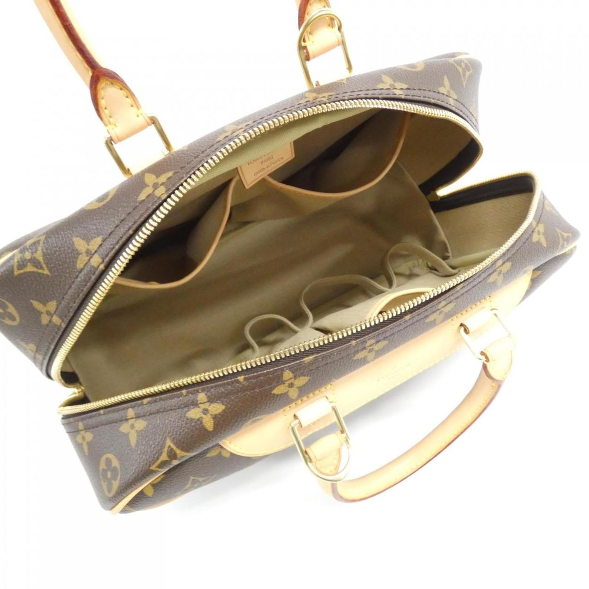 Louis Vuitton Marron Coated Canvas Handbag (Pre-Owned)