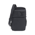 Louis Vuitton Black Leather Shoulder Bag (Pre-Owned)