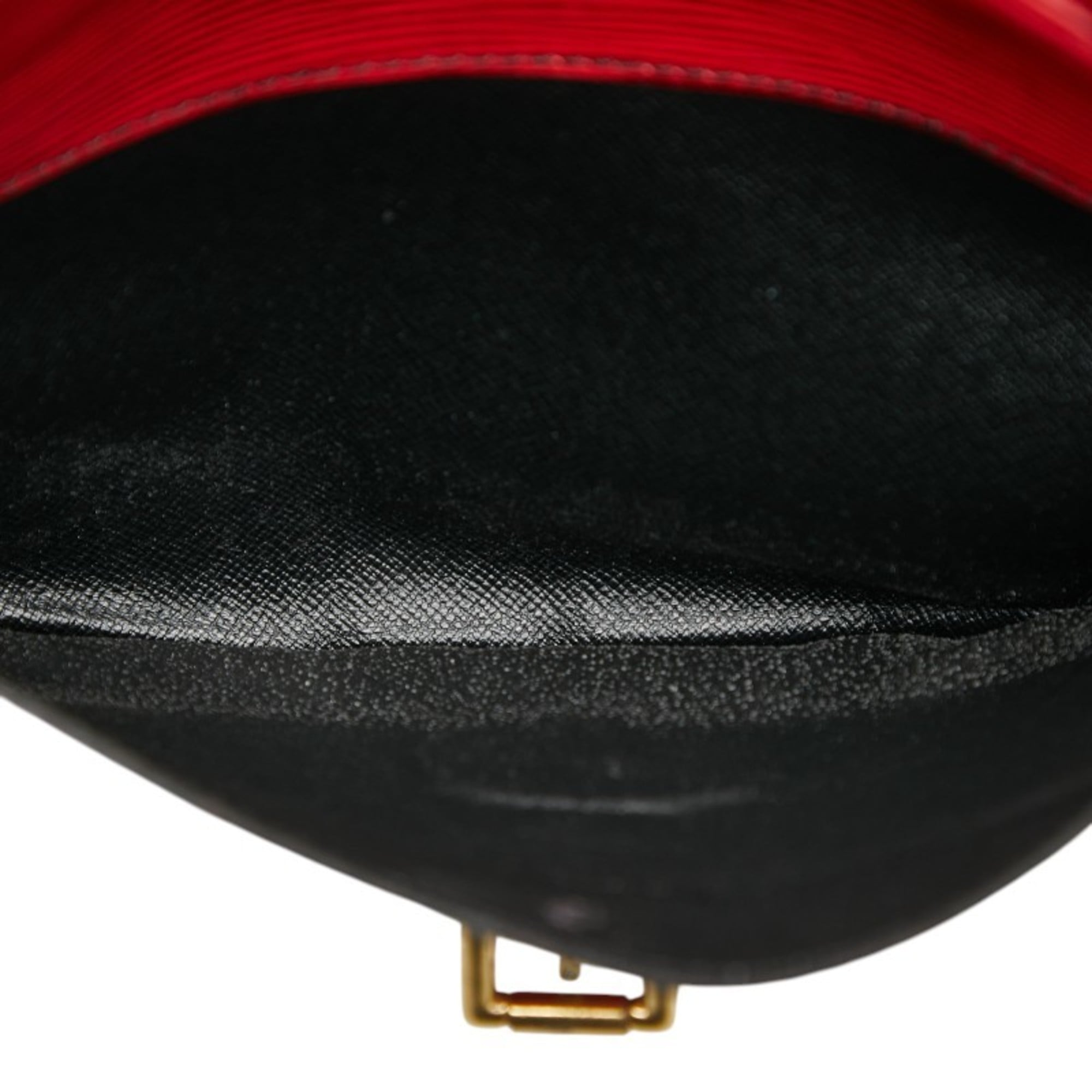 Louis Vuitton Castilian Red Leather Shoulder Bag (Pre-Owned)