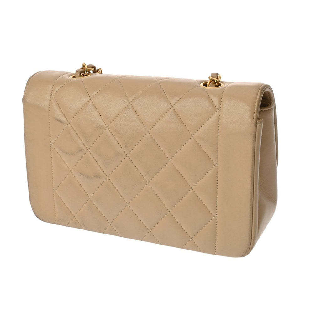 Vintage Diana Flap Bag Quilted Lambskin Small