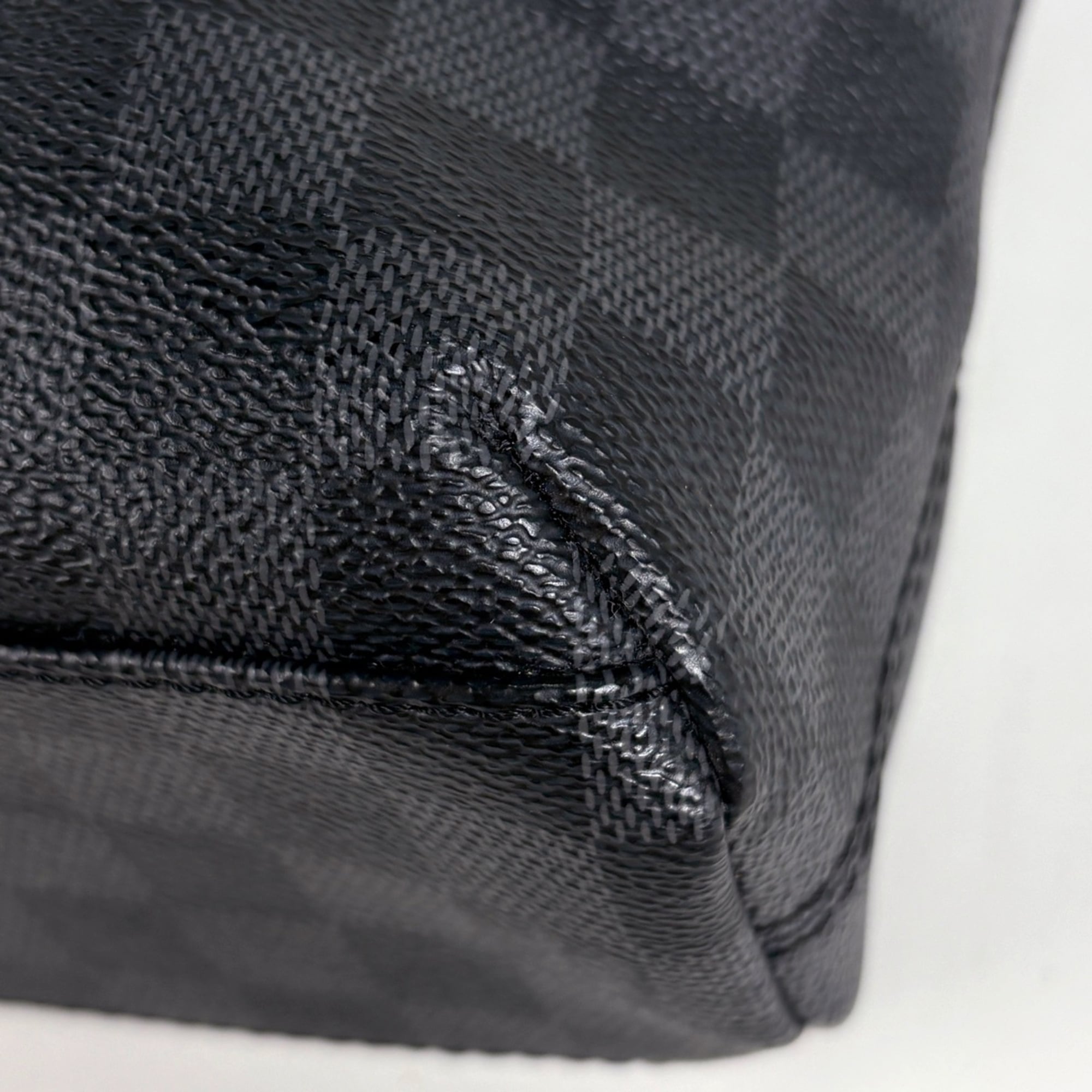 Louis Vuitton Black Damier Graphite Shoulder Bag (Pre-Owned)