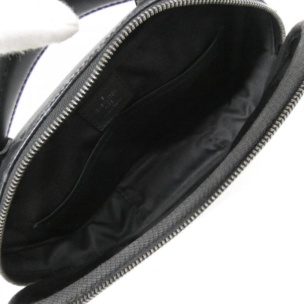 Louis Vuitton Black Coated Canvas Shoulder Bag (Pre-Owned)