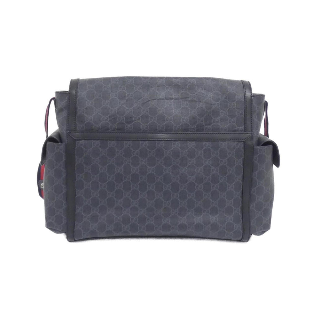 Web Strap Diaper Bag GG Coated Canvas