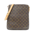 Louis Vuitton Brown Coated Canvas Shoulder Bag (Pre-Owned)
