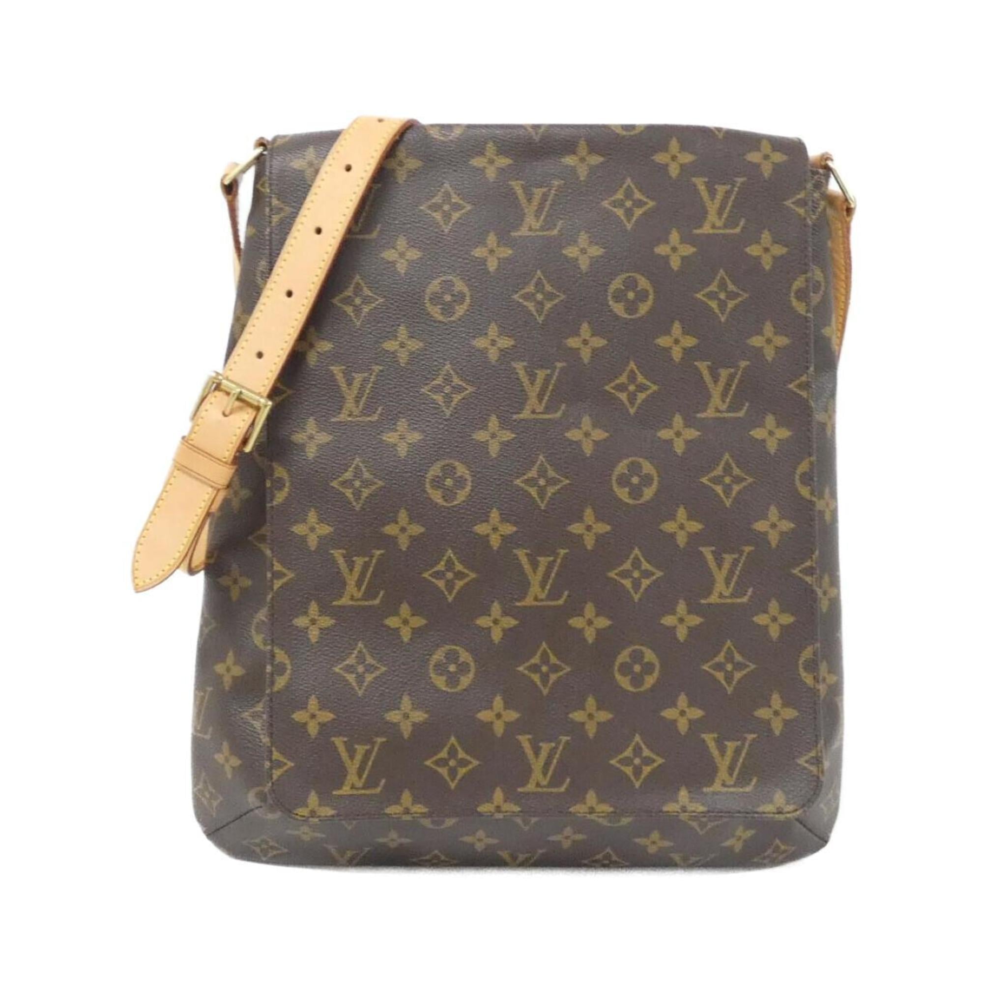 Louis Vuitton Brown Coated Canvas Shoulder Bag (Pre-Owned)