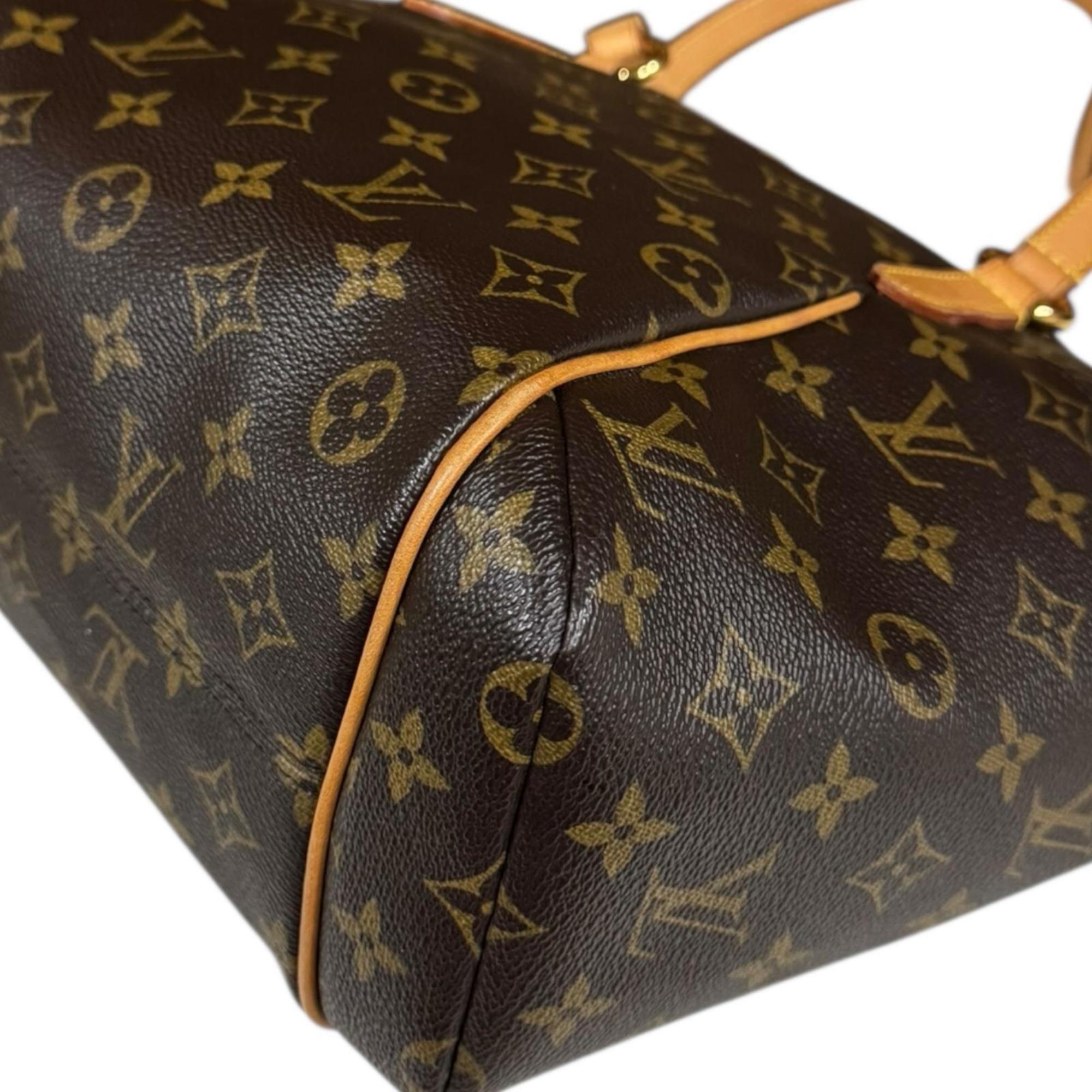 Louis Vuitton Brown Monogram Canvas Tote Bag (Pre-Owned)