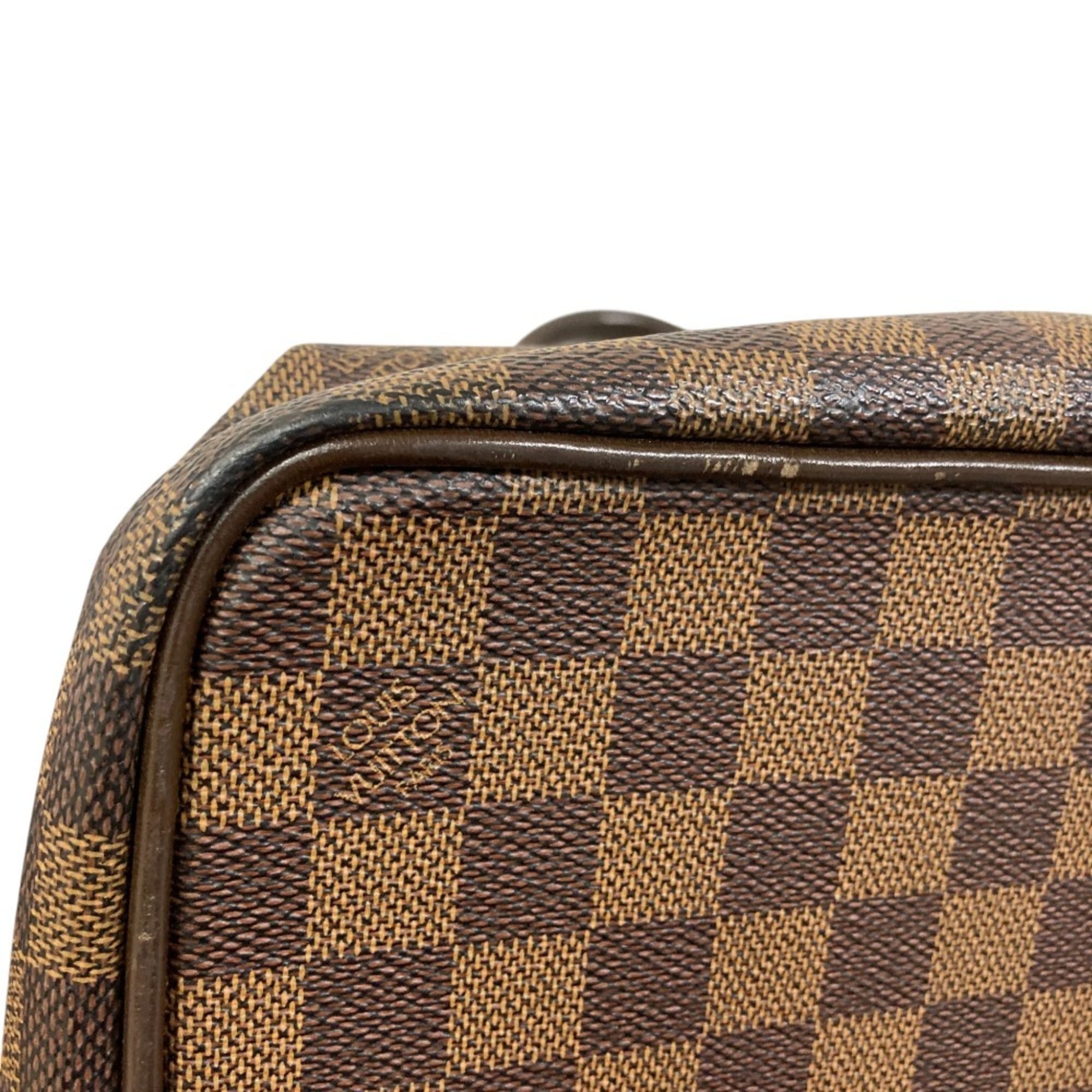 Louis Vuitton Damier Brown Damier Canvas Handbag (Pre-Owned)