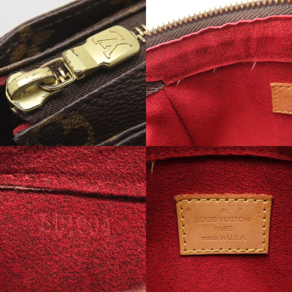 Louis Vuitton Brown Canvas Shoulder Bag (Pre-Owned)