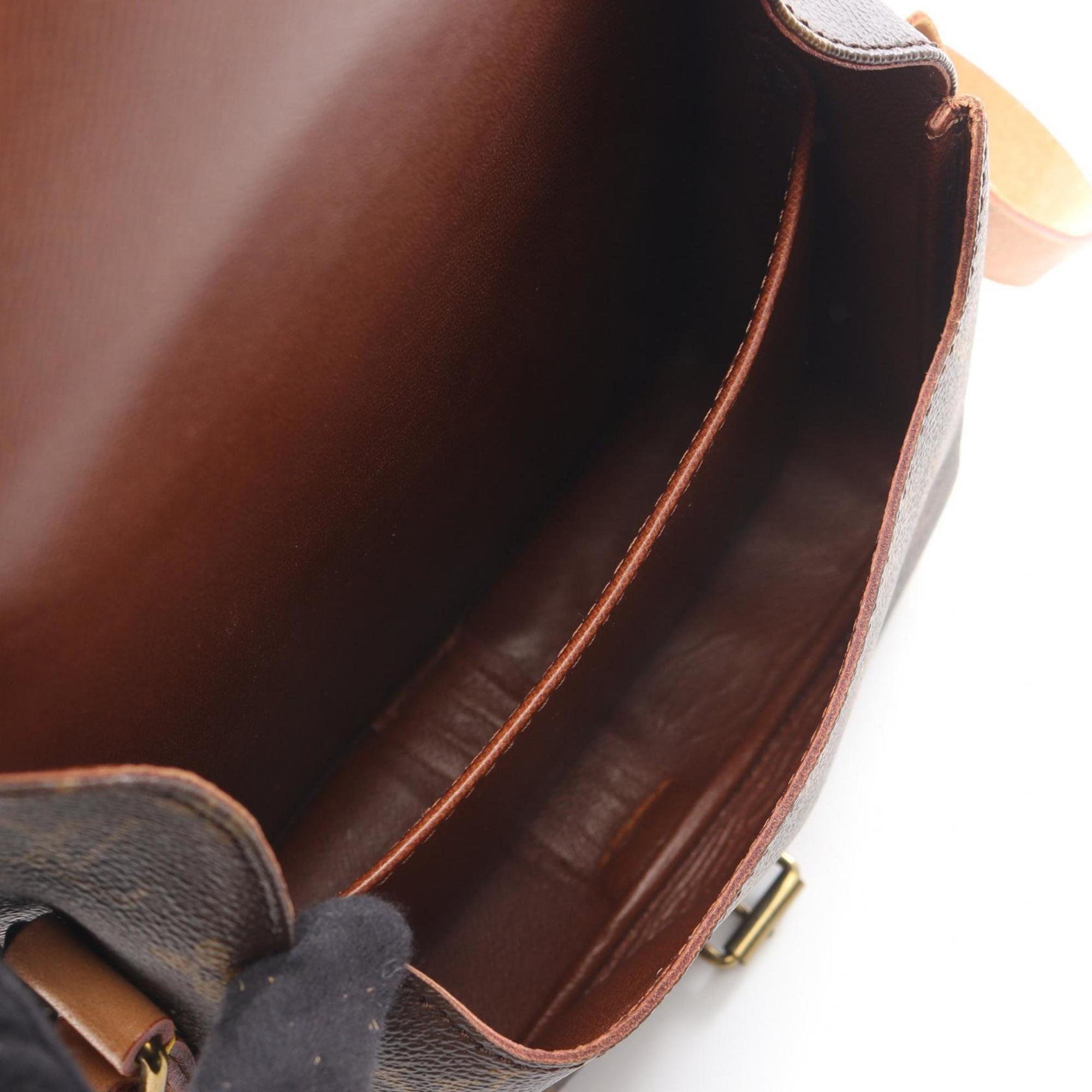 Louis Vuitton Brown Coated Canvas Pvc Leather Monogram Shoulder Bag (Pre-Owned)