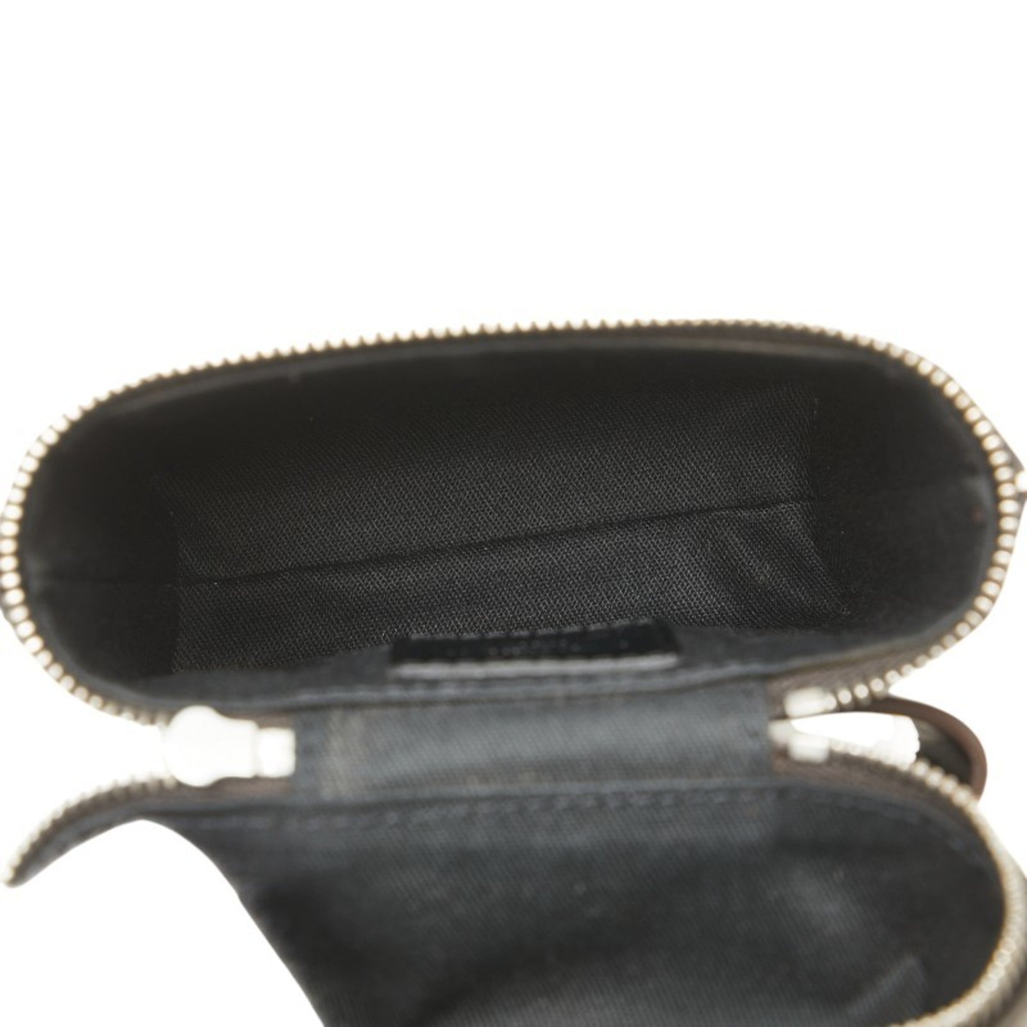 Louis Vuitton Monogram Glace Brown Leather Pouch (Pre-Owned)