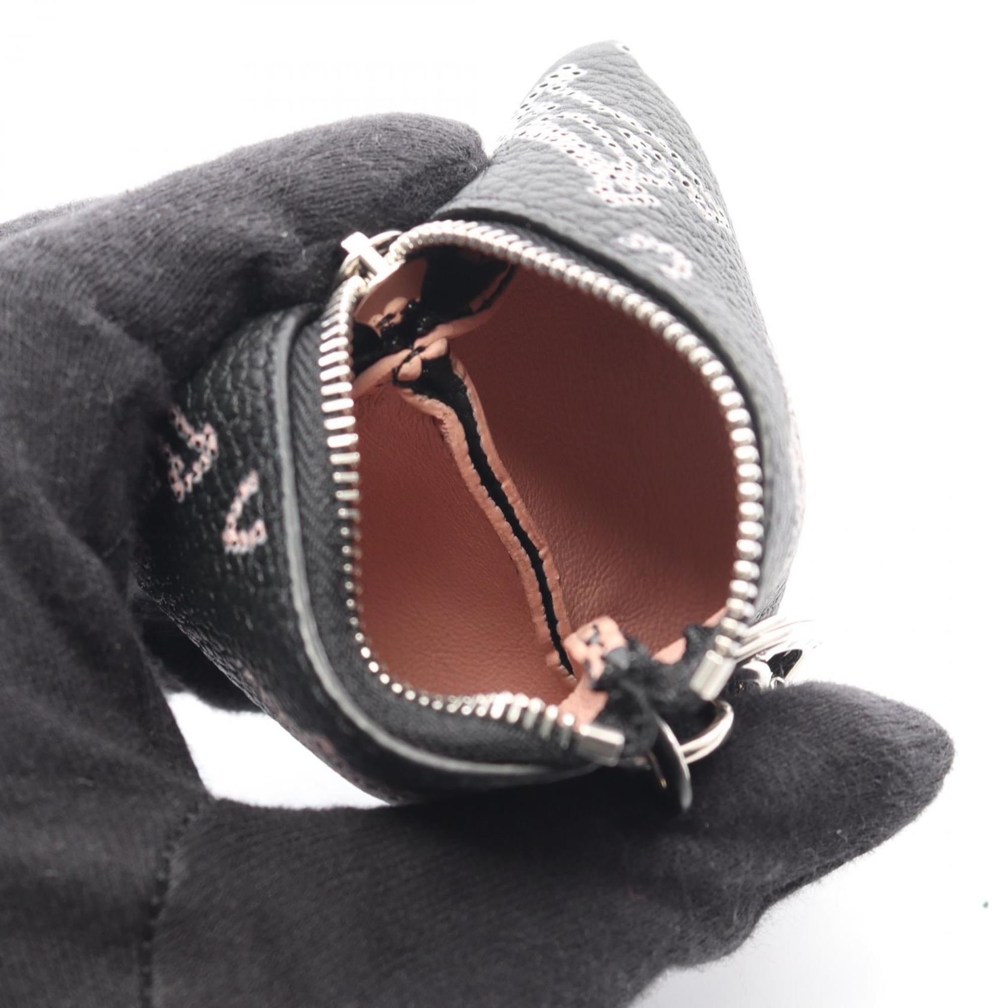 Louis Vuitton Black Noir Pink Mahina Leather Pouch (Pre-Owned)