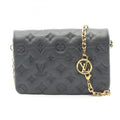 Louis Vuitton Black Noir Leather Shoulder Bag (Pre-Owned)