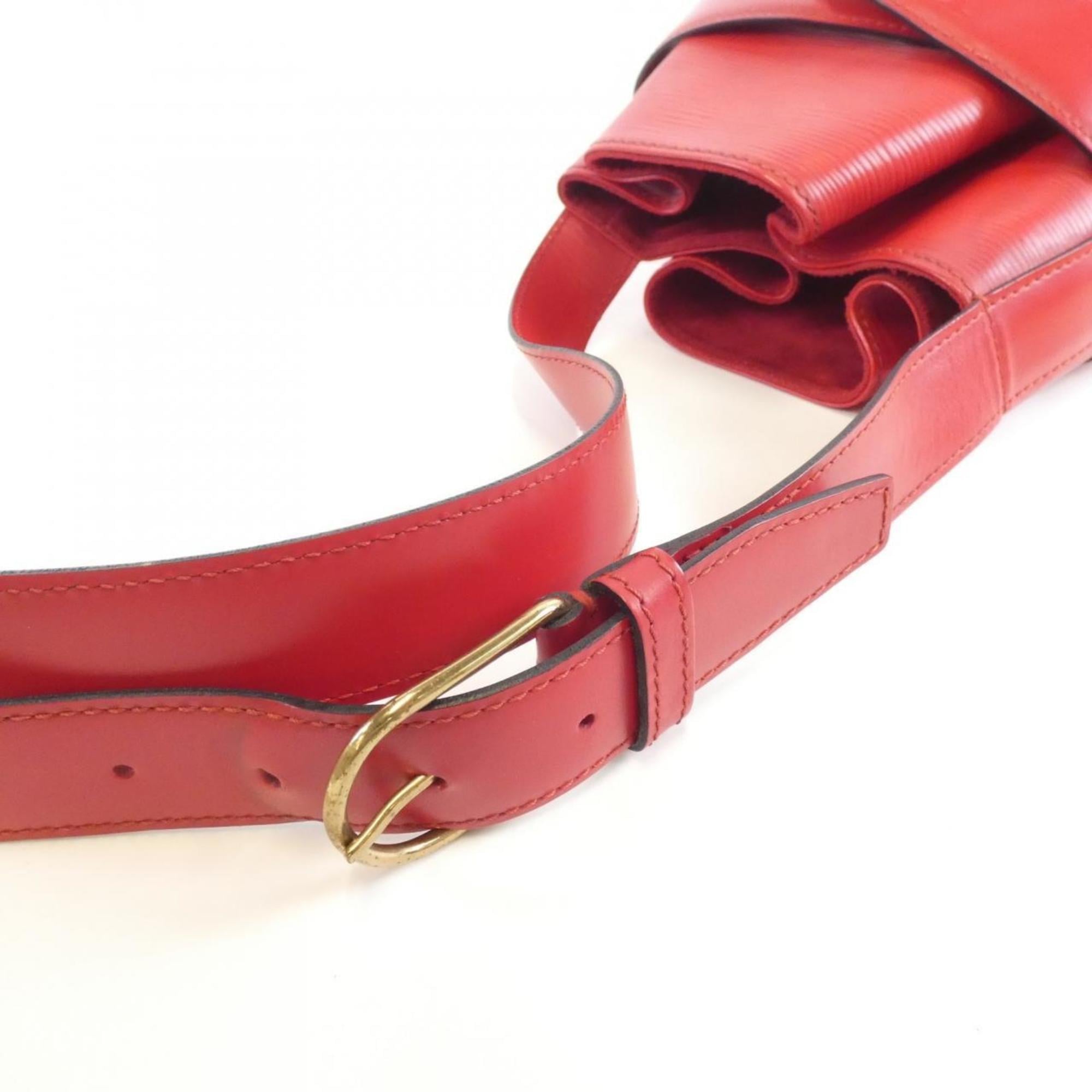 Louis Vuitton Epi Red Color Leather Shoulder Bag (Pre-Owned)
