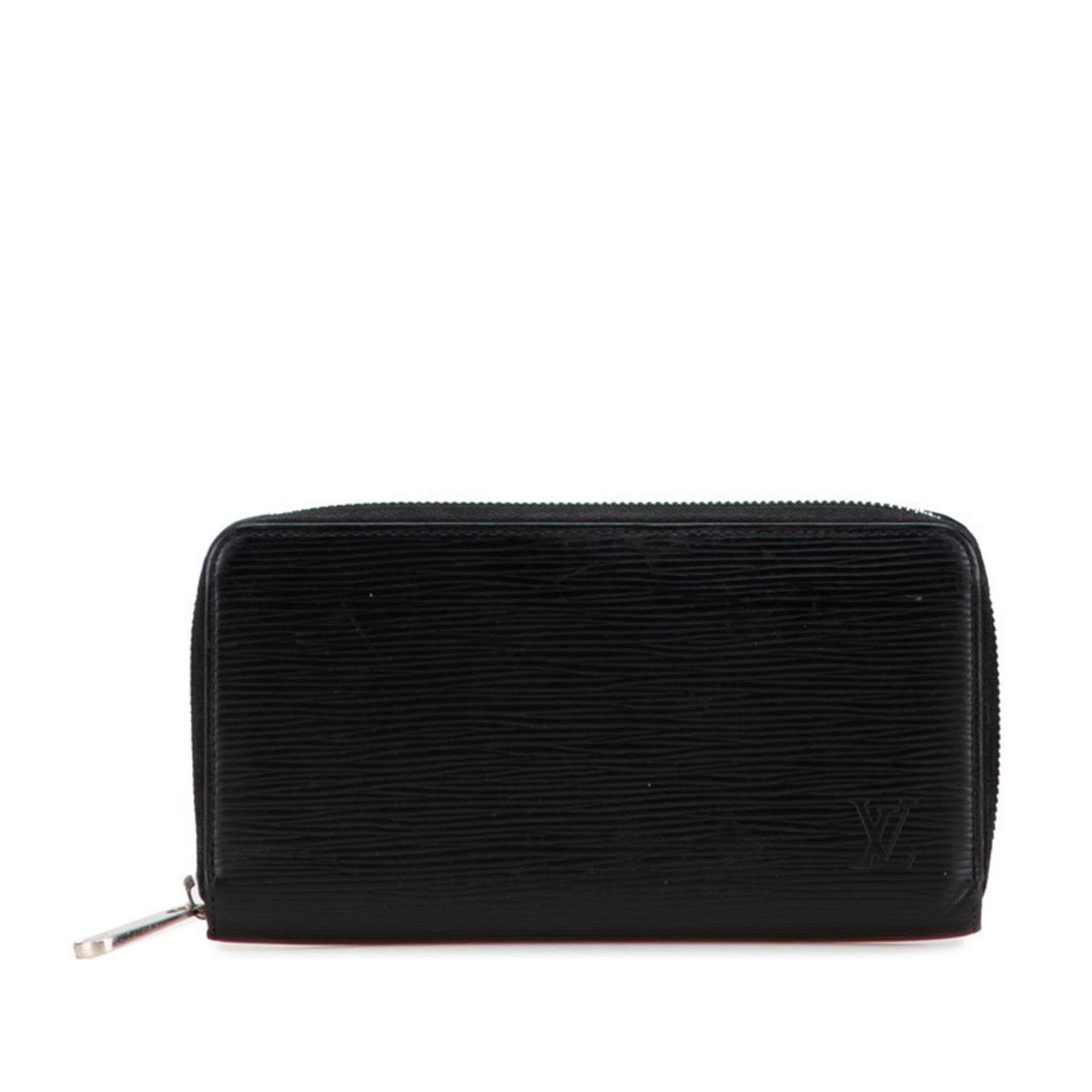 Louis Vuitton Epi Black Leather Long Wallet (Bi-Fold) (Pre-Owned)