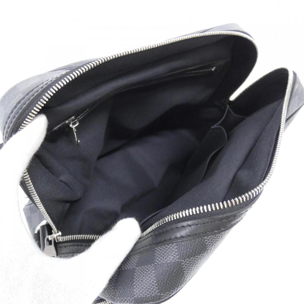 Louis Vuitton Graphite Coated Canvas Shoulder Bag (Pre-Owned)