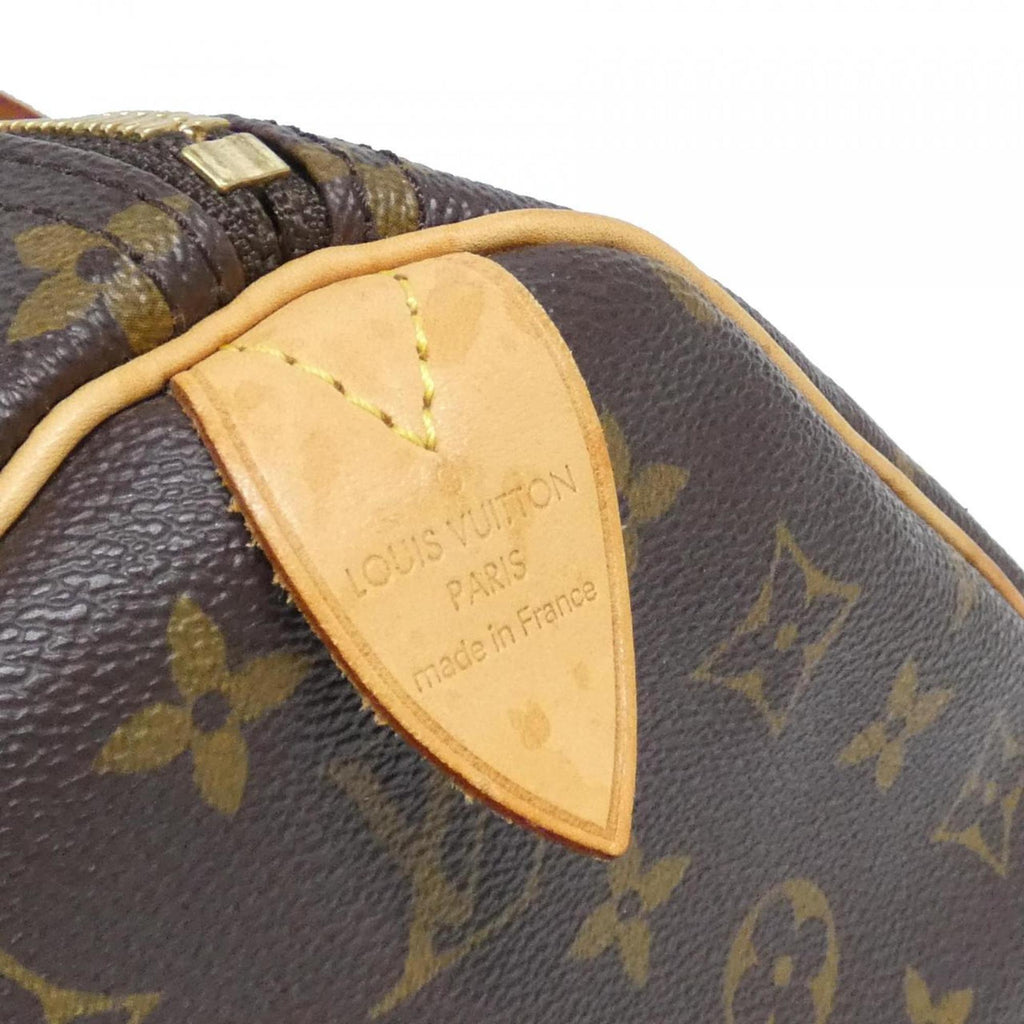 Louis Vuitton Marron Coated Canvas Boston Bag (Pre-Owned)