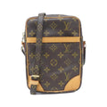 Louis Vuitton Marron Coated Canvas Shoulder Bag (Pre-Owned)