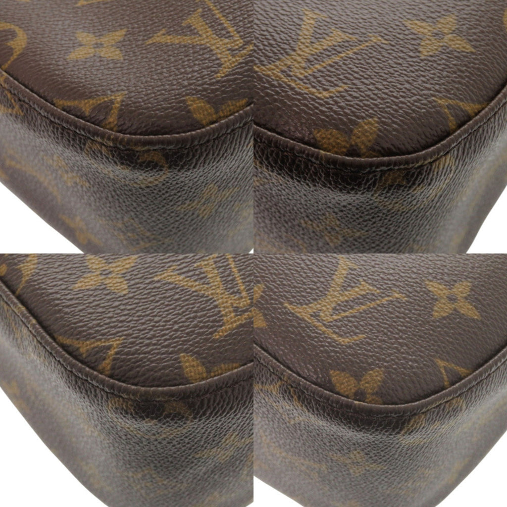 Louis Vuitton Brown Monogram Canvas Pvc Coated Canvas Leather Shoulder Bag (Pre-Owned)