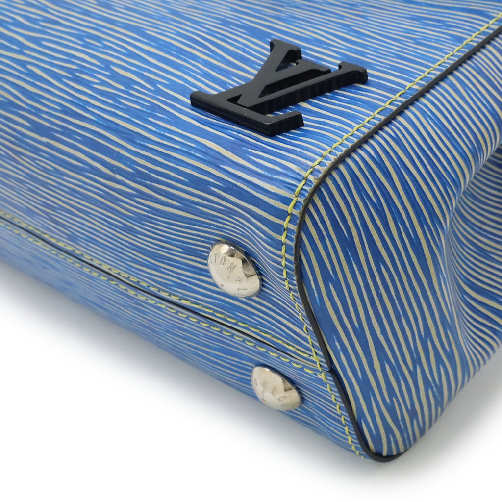 Louis Vuitton Blue Epi Leather Handbag Shoulder Bag (Pre-Owned)