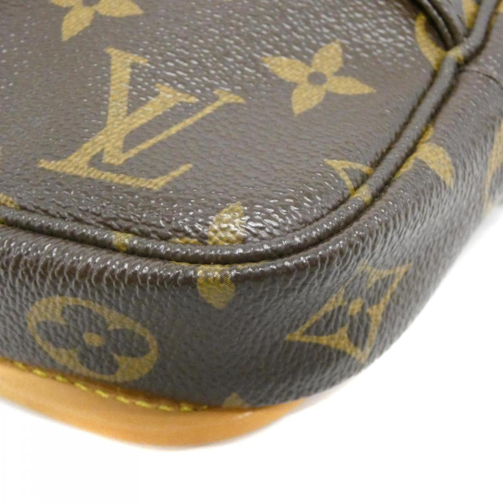 Louis Vuitton Brown Coated Canvas Shoulder Bag (Pre-Owned)